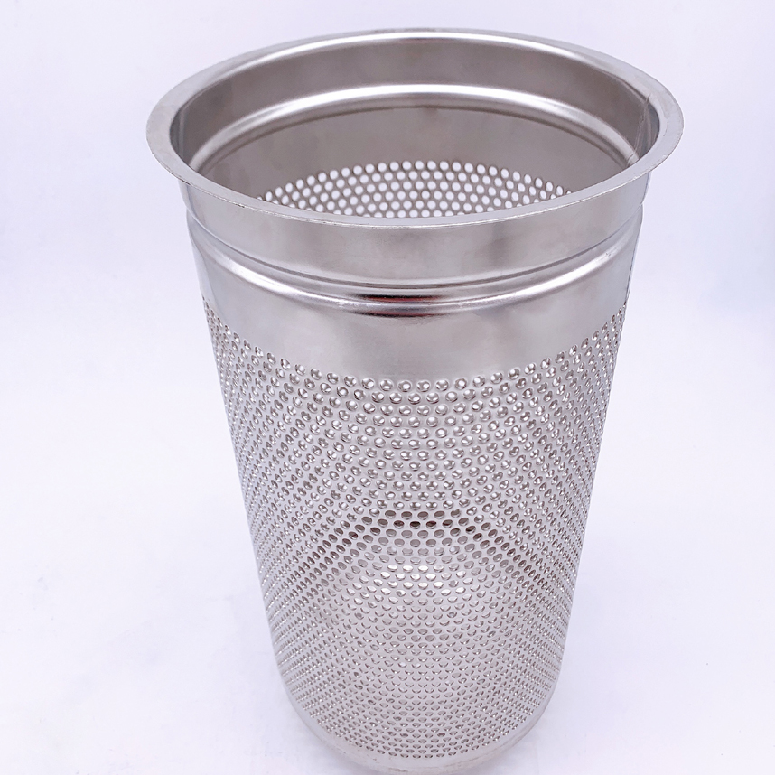 Perforated metal cylinder