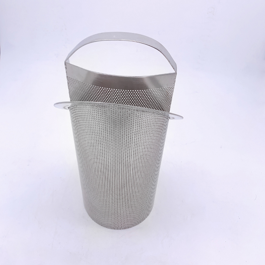 Perforated metal cylinder