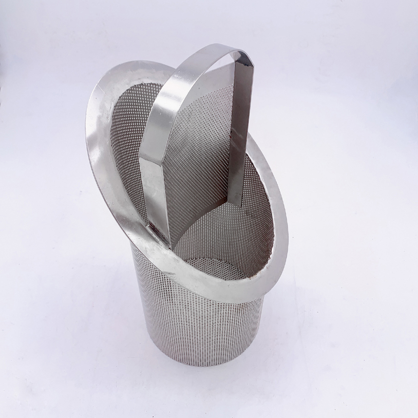 Perforated metal cylinder