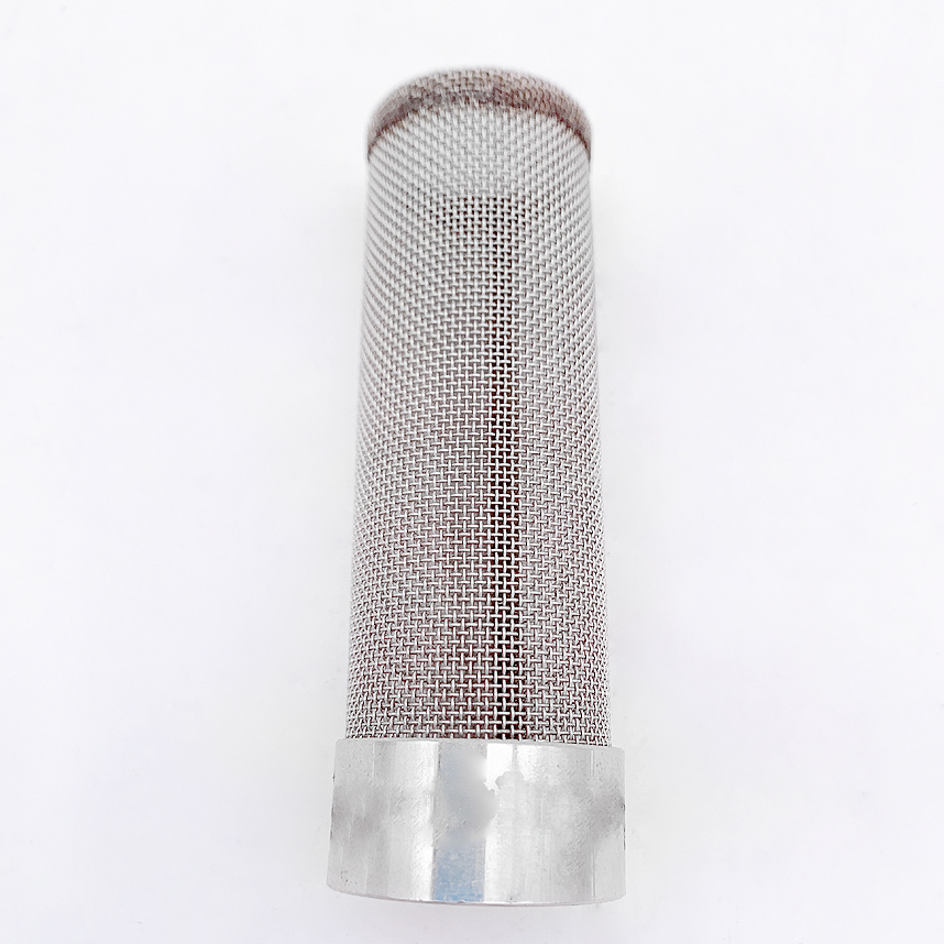 Woven wire mesh cylinder